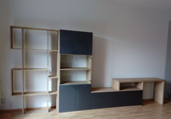 obývací stěna ke kuchyni