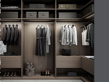 Vybavení vestavěných skříní